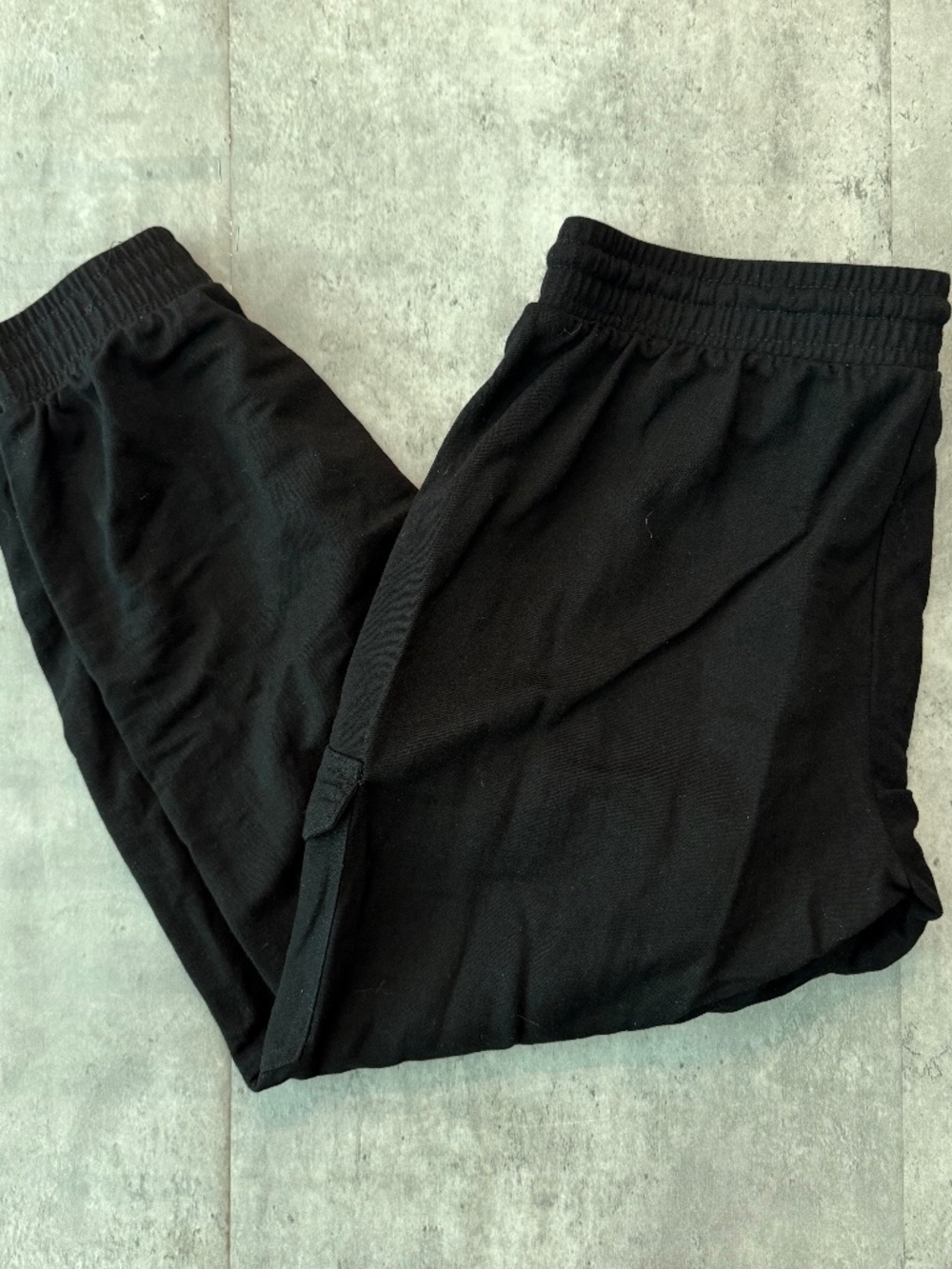 Womens M Black Rayon Jogger Pants Athleisure Cozy Comfort Casual